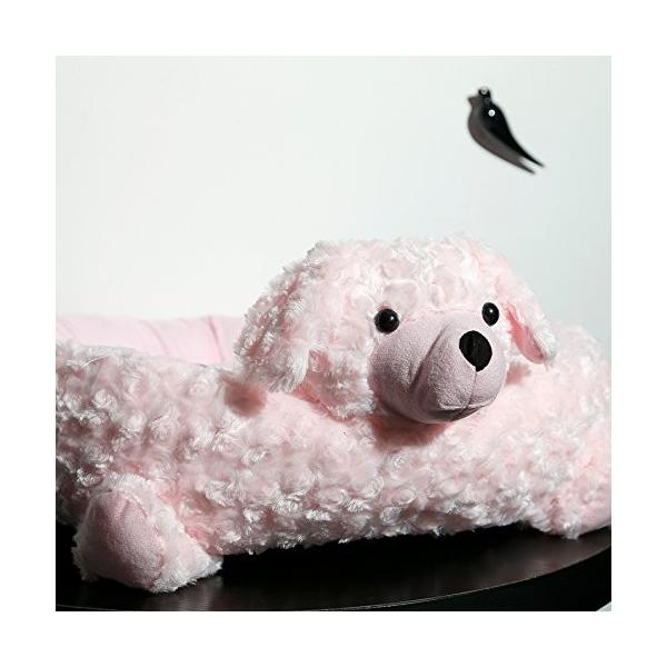 Ryanpet 犬型ペット用ベット ペット用ソファ クッション 3色 中小型犬猫 ピンク 送料0円 マット