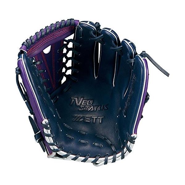 Zett ゼット ソフトボール グラブ グローブ ネオステイタス オールラウンド 右投用 Nブラック