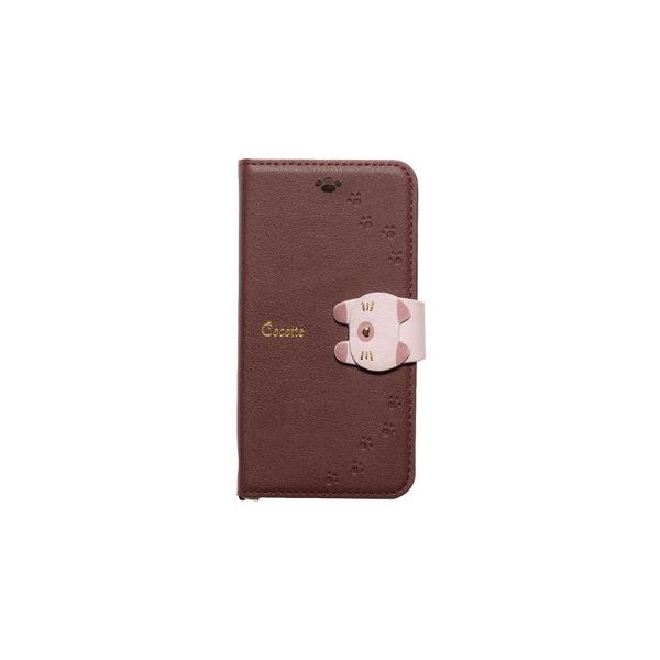 Cocotte iPhone8/7/6s兼用手帳型スマホケース iP7-COT07 ブラウン