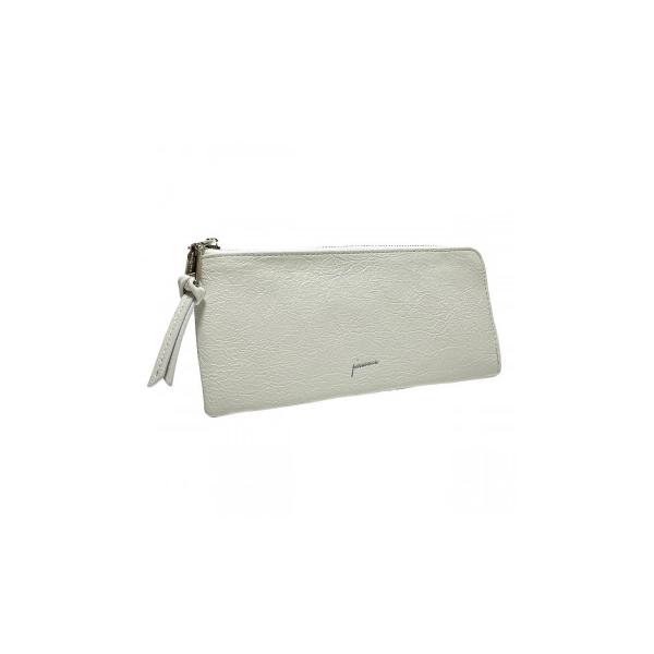 Pisoraro(ピソラロ) クラック LF長財布 アイボリー PR221