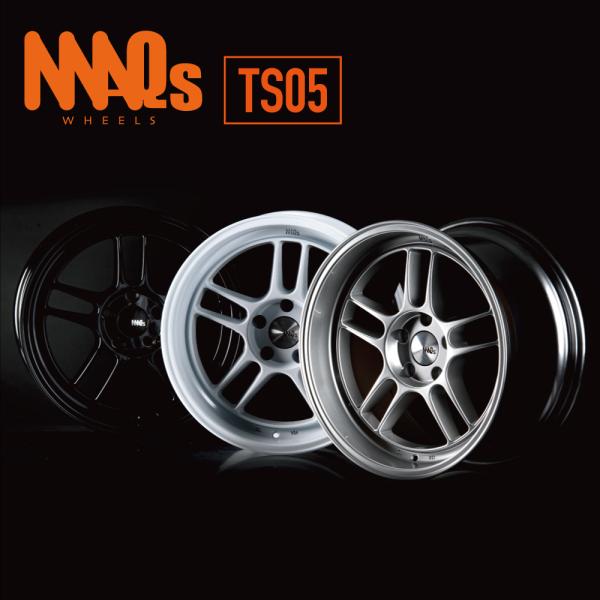 MAQs 18×10.5J +15 114.3 5H MAQs Wheels TS05 1本価格 ホワイト