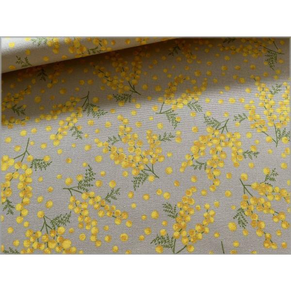 marble 50cｍ オックス 生地 布 ミモザ mimosa フラワー 花柄 コットン grege 1C