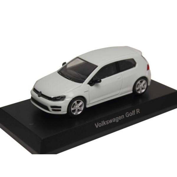 京商 1/64 フォルクスワーゲン ミニカーコレクション2 ゴルフR 白 未 