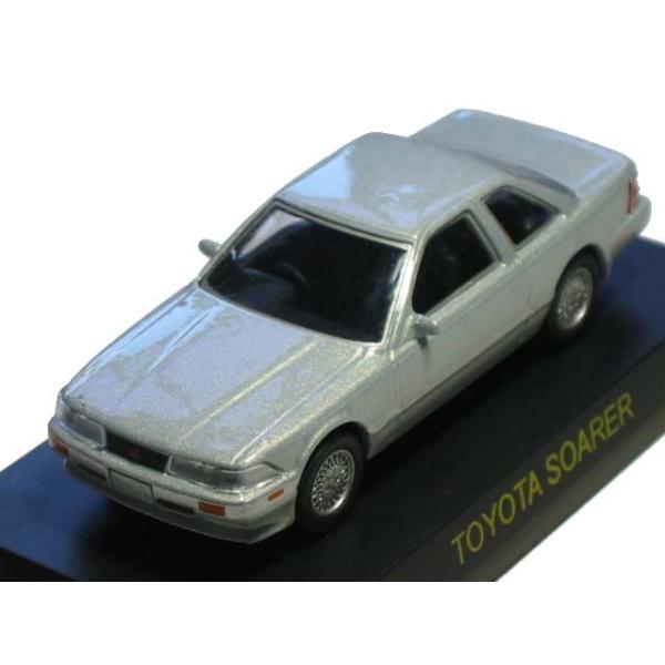 京商 1/64 トヨタ　 ミニカーコレクション　 トヨタ　ソアラ　銀　 1988　未開封新品同様