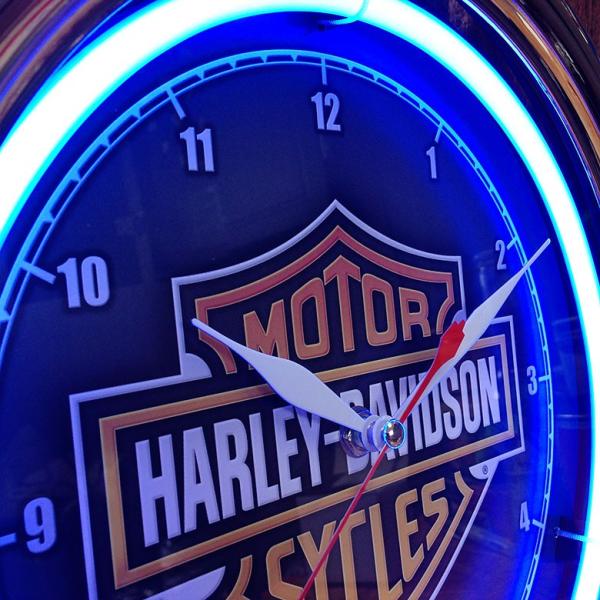 割引クーポン ハーレーダビッドソン 壁掛け時計 希少 レア メンズ