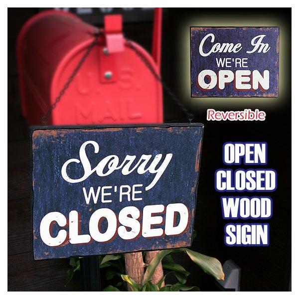 E1 �A�����J�G�� �A�����J���G�� COME IN WE'RE OPEN��SORRY WE'RE CLOSE ���o�[�V�u���E�b�h�T�C��