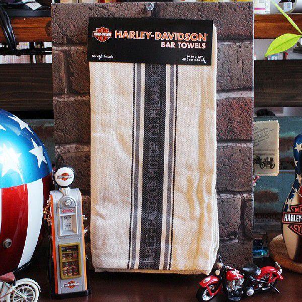 A4 HARLEY-DAVIDSON バータオル 2枚セット // ハーレー・ダビッドソン