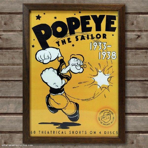 アメリカンキャラクター　ポパイ 楽天市場】ポパイ ステッカー キャラクター アメリカ おしゃれ