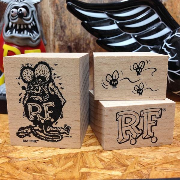 B3 ラットフィンク スタンプセット // ハンコ Rat Fink アメリカン雑貨