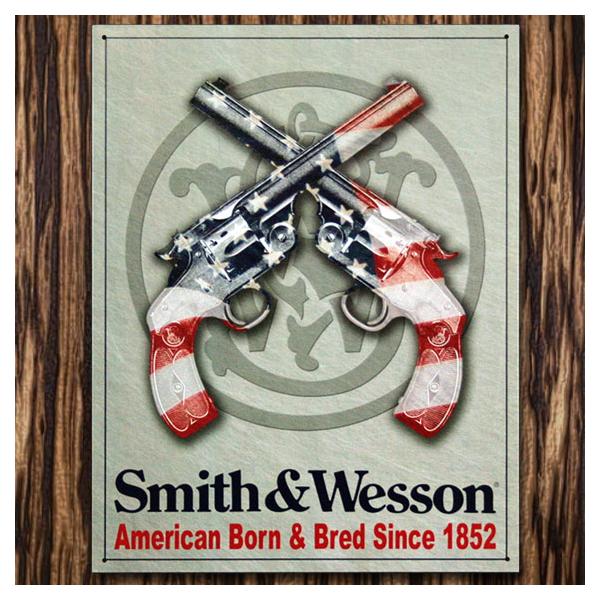 C3 ブリキ看板 Smith Amp Wesson スミス ウェッソン 星条旗gun S W Zak Tin アメリカン雑貨のマーブルマーブル 通販 Yahoo ショッピング