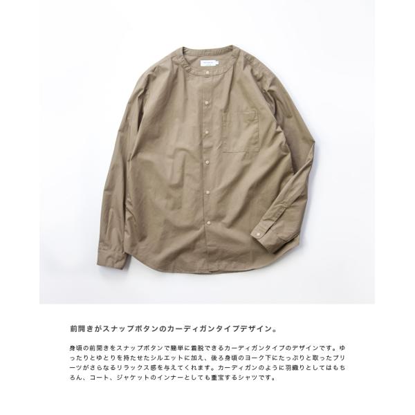 ハブアグッドデイ Have A Good Day ノーカラーシャツ シャツカーディガン ウェザークロス 日本製 メンズ Buyee Buyee Japanese Proxy Service Buy From Japan Bot Online