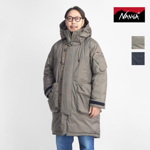 NANGA AURORA DOWN HALF COAT ベージュ S オーロラテックス ダウンフィールドハーフコート(メンズ