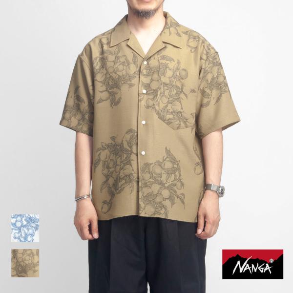 NANGA▼ サルー シャツ(HOLI) L.GRY XLサイズ NANGA▽ サルー シャツ(HOLI) L.GRY XLサイズ サルー シャツ