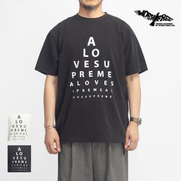 ウォーンフリー WORN FREE ジョン・コルトレーン EYE TEST プリントTシャツ メンズ