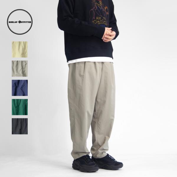 バーラップアウトフィッター BURLAP OUTFITTER TRACK PANT SUPPLEXナイロン イージーパンツ メンズ