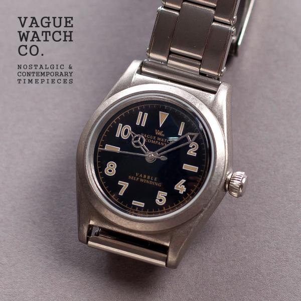 VABBLEステンレススチール 黒文字盤 時計 VAGUE WATCH Co.（ヴァーグウォッチカンパニー） VAGUE WATCH Co