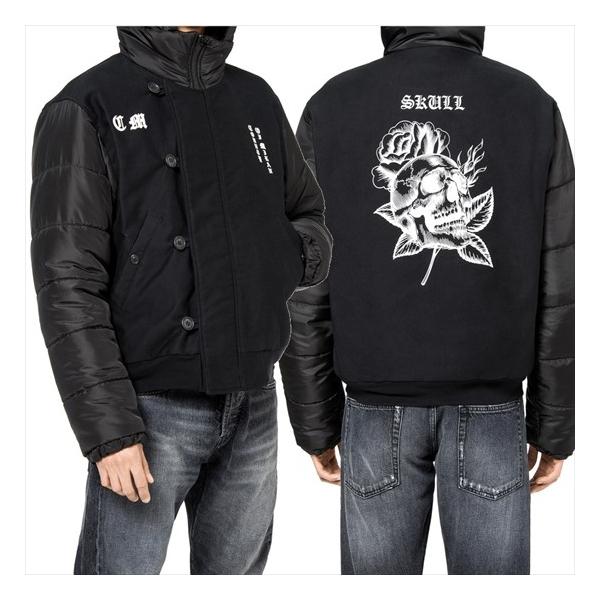国内正規品 Skull Tattoo Downjacket ブラック ダウンジャケット Marcelo Burlon マルセロバーロン マルセロブロン Buyee Buyee Japanese Proxy Service Buy From Japan Bot Online