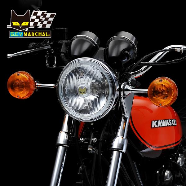 MARCHAL Z2 Z400FX Z650F マーシャルヘッドライト889 クリアー MARCHAL Z2 Z400FX Z650F マーシャルヘッドライト889 クリアー