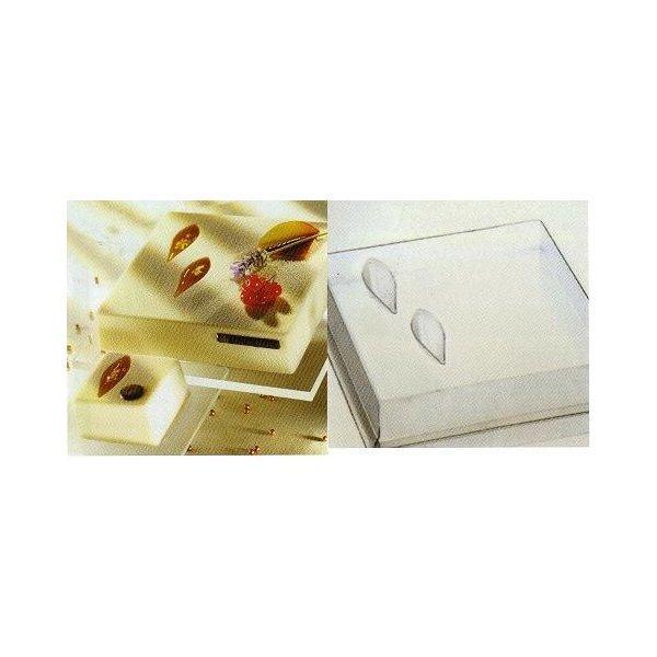 Moules Carre Tendance Entremets商品名：カレ タンダンス型　大大きさ：16 x 16cm、高さ 3.5cm内容量：10枚／セット受注発注品お菓子作り、ケーキ、プロ使用、お菓子教室、料理教室、パーティー、プレゼン...