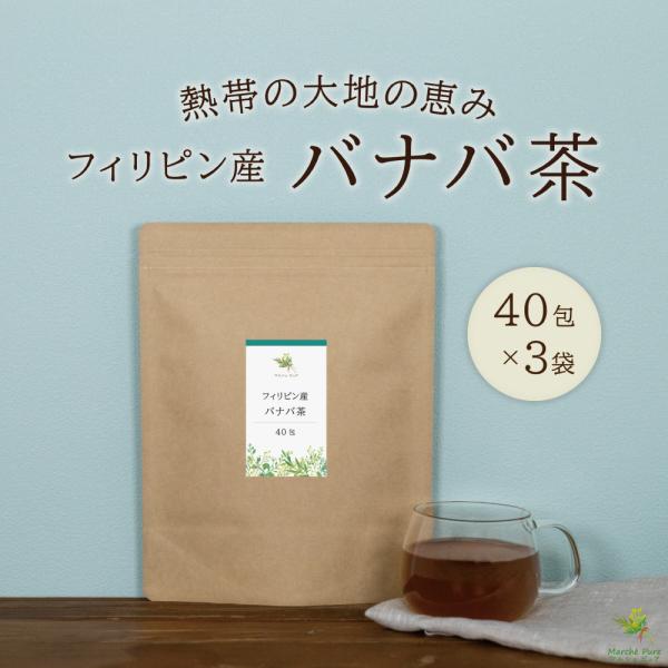 バナバ茶ティーパック 30包×4袋 フィリピン産 :tp011-120:マルシェ ピュア !店 通販 バナバ茶(フィリピン産)360g バナバ フィリピン 健康茶