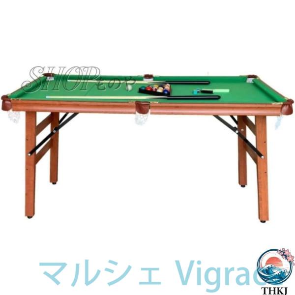 子供用 大人用 ビリヤード台 ビリヤード セット ポータブル ゲームテーブル 140cm×69cm×74-79cm 完全なアクセサリー