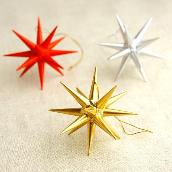 オーナメント 星立体（小）」クリスマス インテリア : メルヒェン