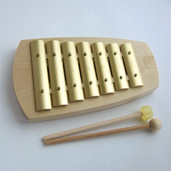 楽器 シェルズグロッケン（鉄琴）ペンタトニック7音 : メルヒェン