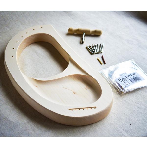 キンダーハープ　初心者用４点セットハンドメイド キンダーハープ 初心者用4点セットハンドメイド - メルカリ