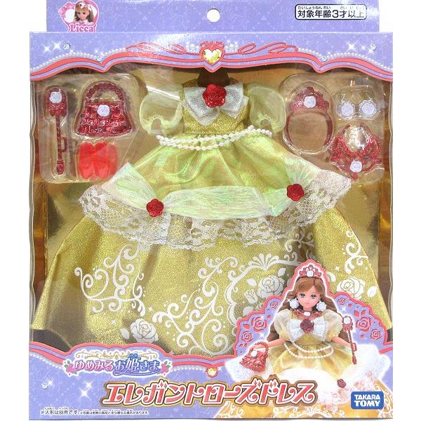 リカちゃん ゆめみるお姫さま エレガントローズドレス : 2020071706 