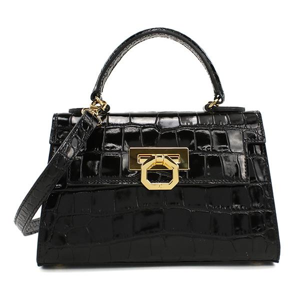 CARBOTTI ブラックショルダーバッグ245