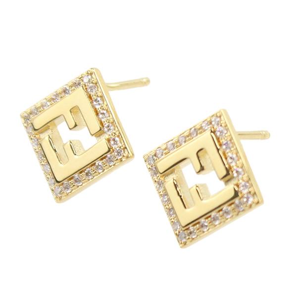 FENDI（フェンディ） ピアス 8AK916 ゴールド : marcoplus - 通販