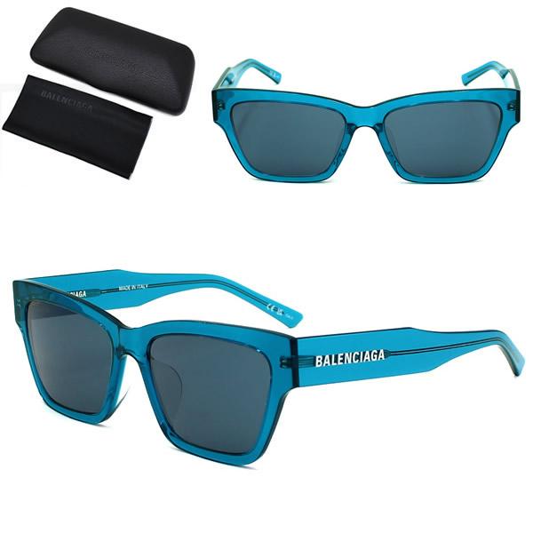 バレンシアガ BB0307SA-004 サングラス アジアンフィット Balenciaga Sunglasses Unisex Blue BB0307SA-004 | Sakurawatches.com
