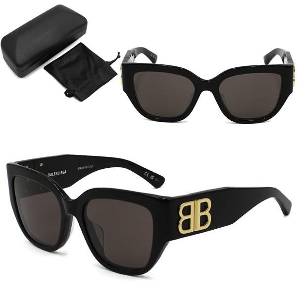 バレンシアガ BB0323SK 002 サングラス グレー ブラック BALENCIAGA（バレンシアガ） サングラス BALENCIAGA BB0323SK-002