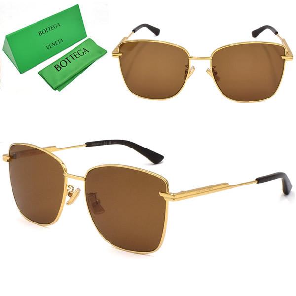 ボッテガヴェネタ BOTTEGA VENETA サングラス アジアンフィット BV1237S-002 メンズ レディース ゴールド+ブラウン紫外線対策 サングラス BOTTEGA VENETA（ボッテガ・ヴェネタ） サングラス BOTTEGA VENETA