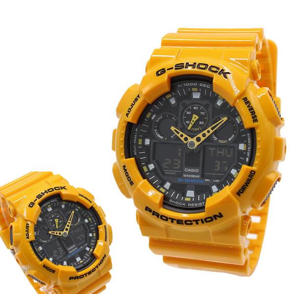 G-SHOCK カシオ 腕時計 CASIO Gショック GA-100A-9ADR ANALOG-DIGITAL 