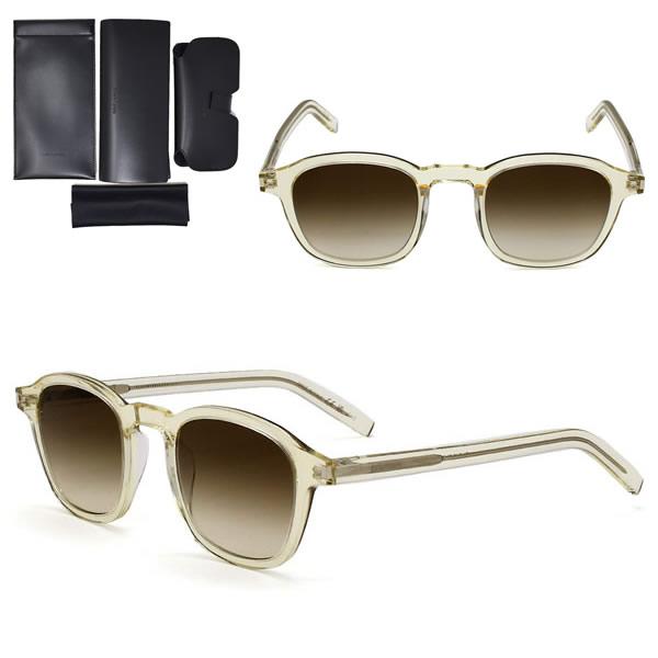 サンローラン SL549 SLIM 007 サングラス ブラウン イエロークリア SAINT LAURENT サンローラン サングラス SL549 SLIM 007 グローバル