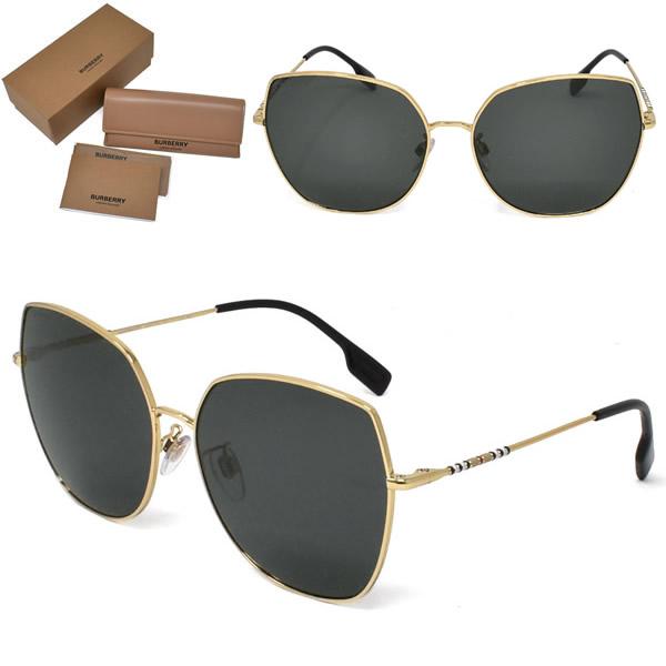 BURBERRY サングラス 0BE3136D 101787 60 GOLD BURBERRY バーバリー 0BE3136D 101787 60 サングラス メンズ 父