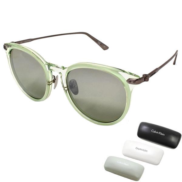 カルバンクライン  (CK) サングラス UVカット CK18708SA-330 クリスタルライトグリーン+ミント+グレー(ミラー)紫外線対策 サ Calvin Klein（カルバン・クライン） サングラス Calvin Klein
