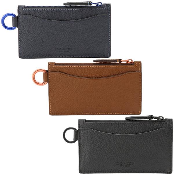 COACH（コーチ） カードケース コインケース ZIP CARD CASE WITH