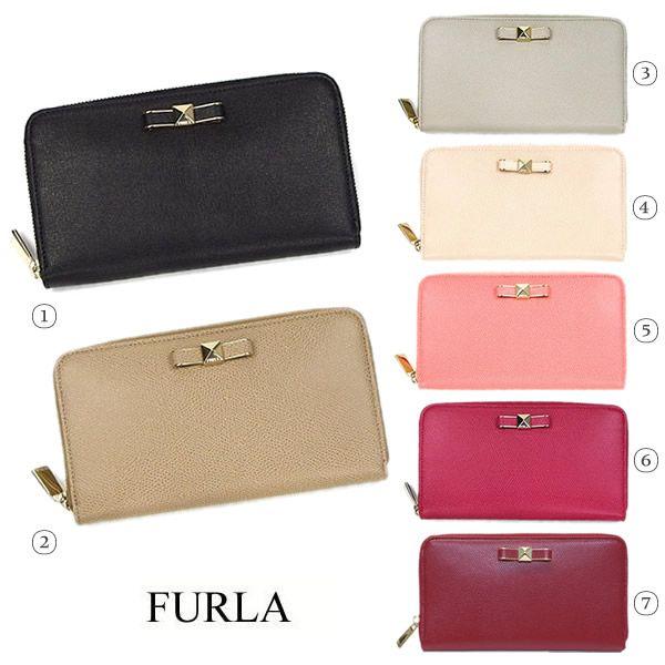 Furla フルラ ラウンドファスナー長財布 レザー 小銭入れ付 リボン Chantilly Xl Zip Around Pn22 ブラック ピンク ベージュ グレー レッド Buyee 日本代购平台 产品购物网站大全 Buyee一站式代购 Bot Online