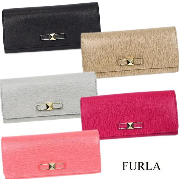 Furla フルラ 二つ折り長財布 リボン Chantilly Xl Bifold Pn38 ブラック ピンク ベージュ グレー Mp Fuc 077 Marcoplus 通販 Yahoo ショッピング