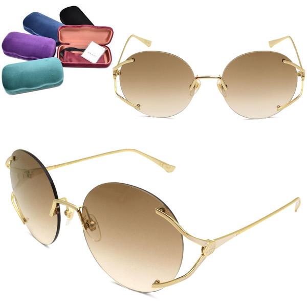 【美品】GUCCI グッチ サングラス ゴールド×ブラウングラデ GG0645S 美品】GUCCI グッチ サングラス ゴールド×ブラウングラデ