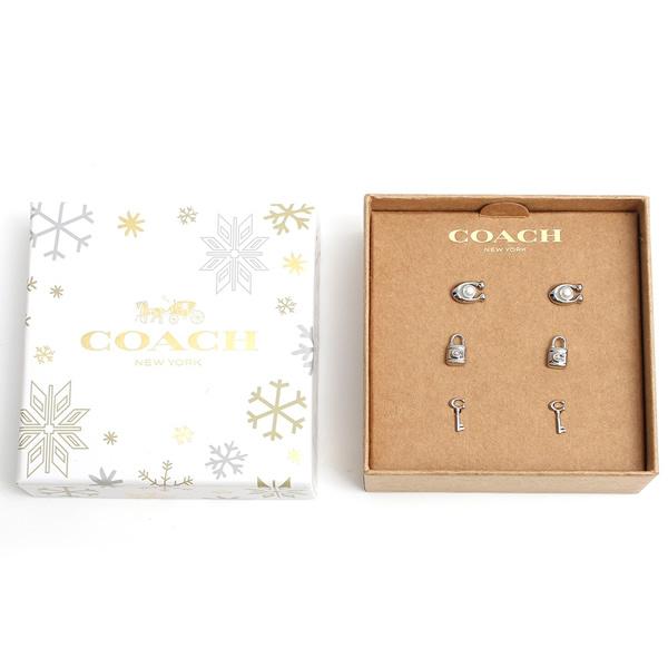 COACH コーチ ピアス 3個セット CO293-SLV アクセサリー