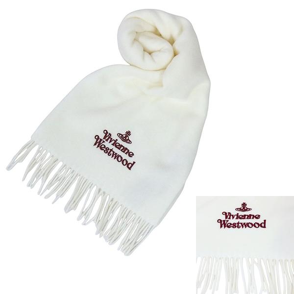 Vevienne westwood マフラー 白 Vivienne Westwood（ヴィヴィアンウエストウッド） 【並行輸入品