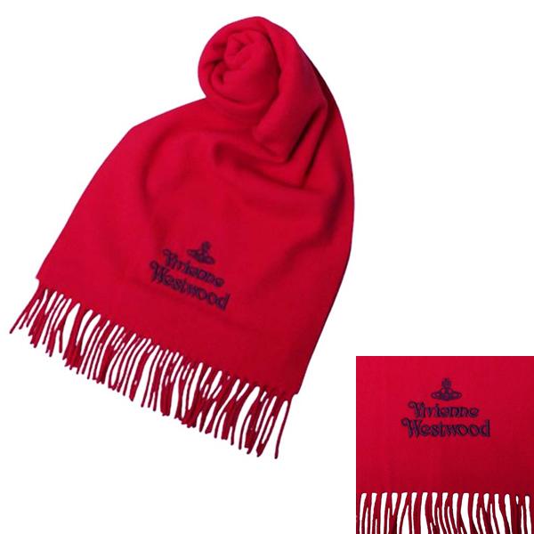 Vivienne Westwood レッドマフラー Vivienne Westwood（ヴィヴィアンウエストウッド） 【並行輸入品