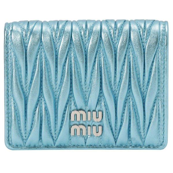 miu miu（ミュウミュウ） 財布 MIUMIU MIU 二つ折り財布 折り畳み