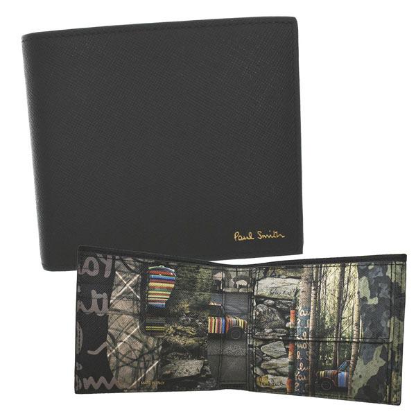 Paul Smith（ポール・スミス） 財布 二つ折れ財布 折り畳み M1A4833