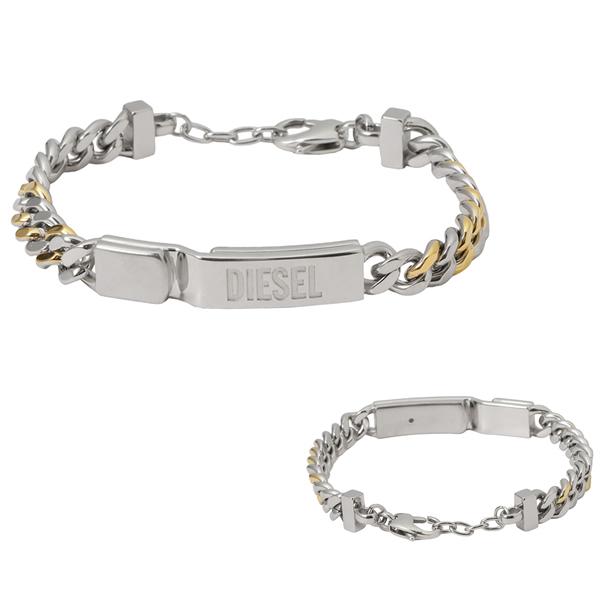 DIESEL ディーゼル DX1457931 ロゴ IDプレート チェーン