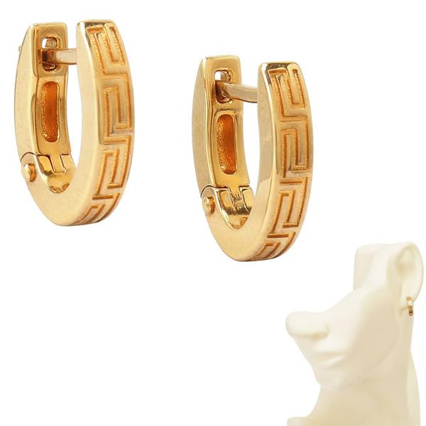 VERSACE ヴェルサーチ フープピアス 1009583 1A00620 3J000