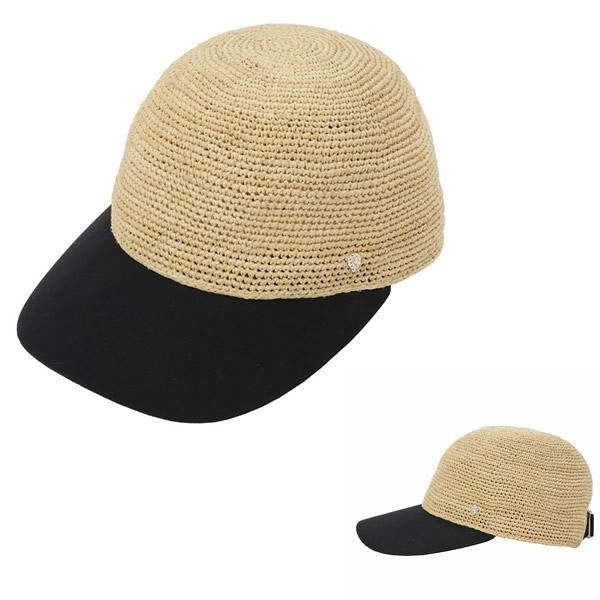 ヘレンカミンスキー キャップ　超美品 帽子 Vivette ナチュラル ブラック Helen Kaminski ヘレンカミンスキー 帽子 HELEN KAMINSKI